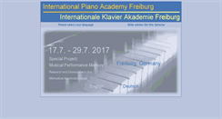 Desktop Screenshot of internationalpianoacademy.org